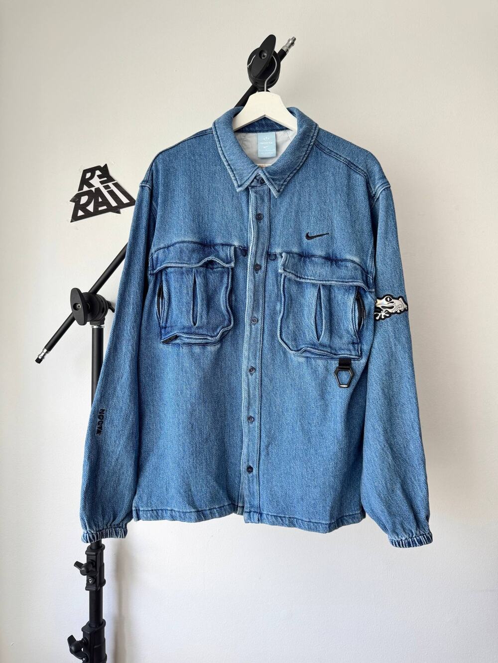 Nike x NOCTA Drake Opal Lily Pad Denim Utility Jacket